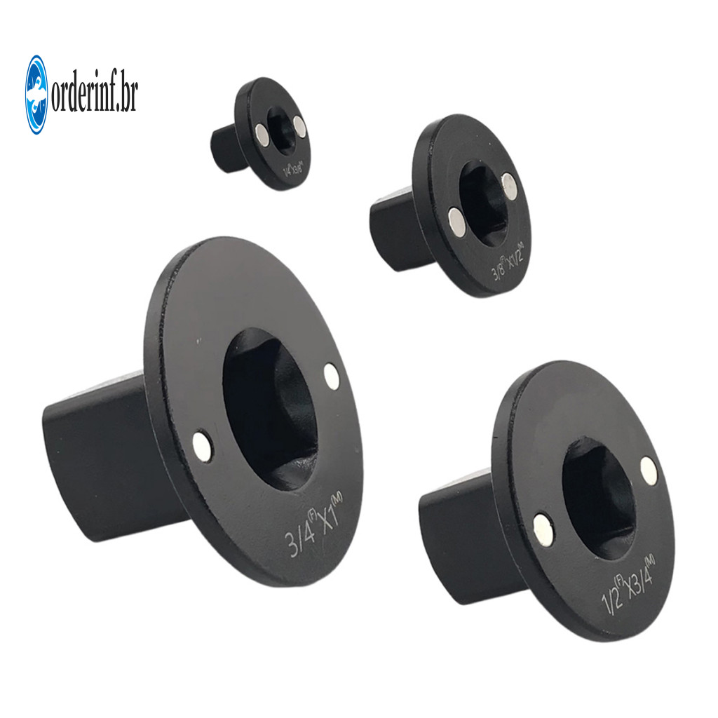 4-piece Drive Size Set Ratchet Adapter 4pcs Impact Socket Carbon Steel Magnetic Driver Compact for Cross-border E-commer