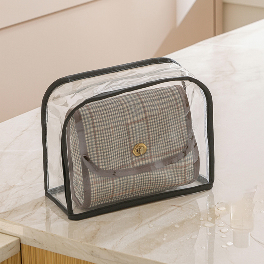 Waterproof Eva Dust Cover Bag for Handbags Purses Transparent Protective Storage Organizer Shape-retaining Handbag Prote