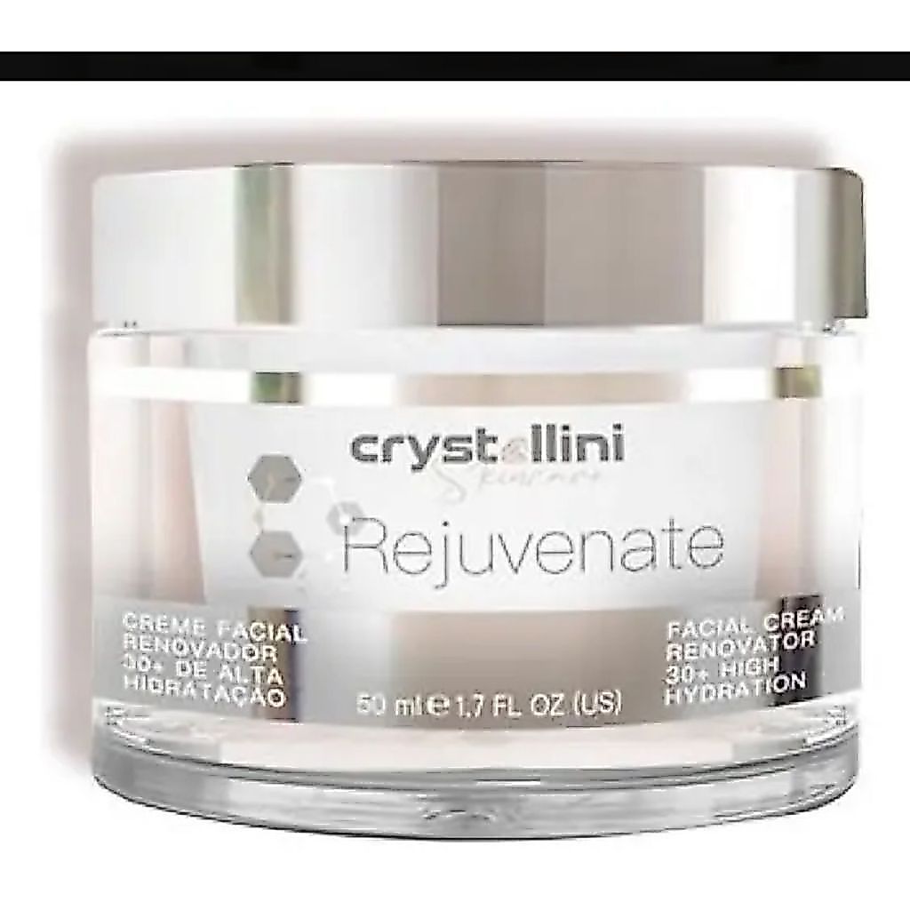 Creme Facial Alta Hidratação Crystallini Rejuvenate 30+