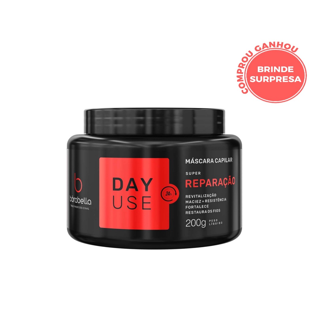 Borabella Máscara Day Use Home Care Super Reparação - 200grs