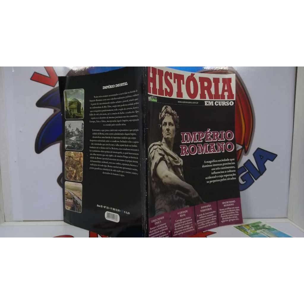 historia em curso imperio romado revista
