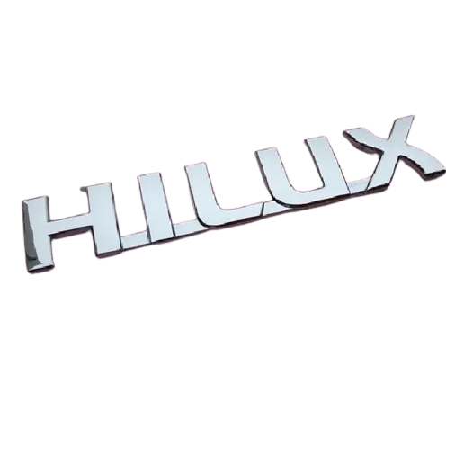 1 Emblema Hilux Abs Romado Traseiro Colante