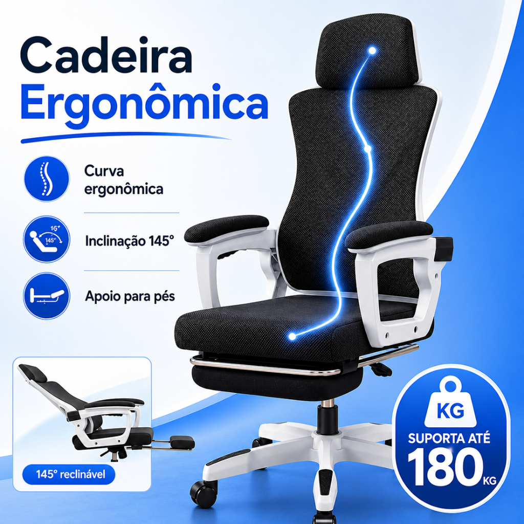 Executive Ergonomic Office Chair Lumbar Support Mesh Screen 150kg