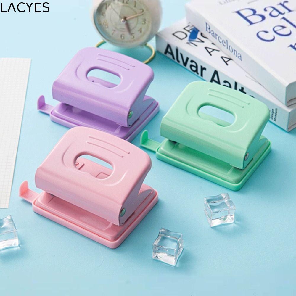 LACYES Perfurador De 2 Furos , Cortador De Papel Diário Para Documentos , Scrapbooking Antiderrapante Com Alça Ergonômic