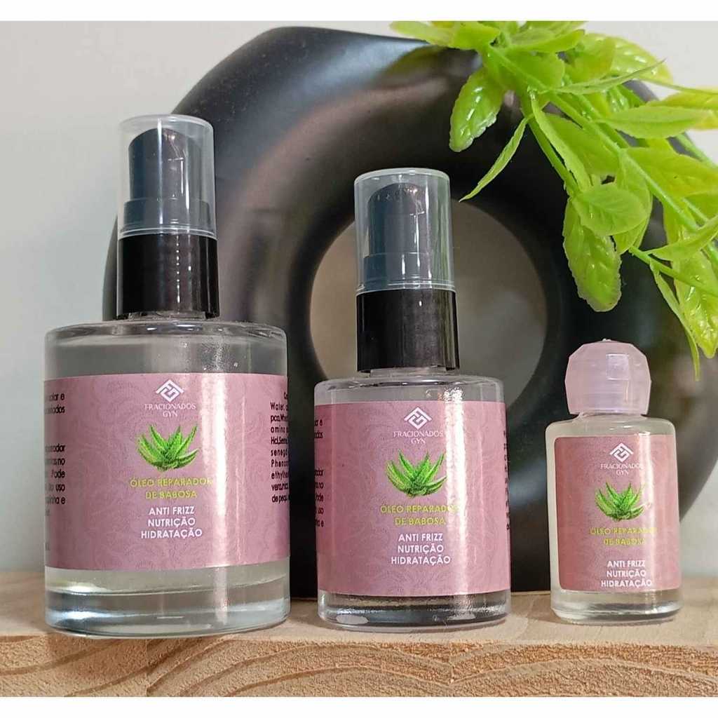 Óleo de Babosa Capilar 30ML | Reparador, Antifrizz e Protetor Térmico | Pós Progressiva e Pós Mechas