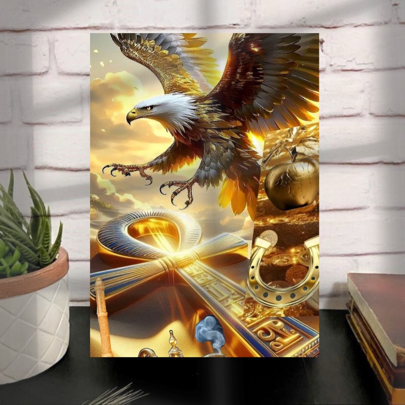 QUADRO ARQUÉTIPO DE RIQUEZA ÁGUIA ( USE COM MODERAÇÃO MUITO FORTE )