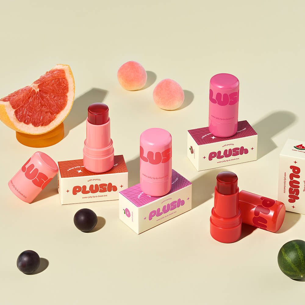 Elensilia Flush Water Jelly Lip & Cheek Tint 10g 2pcs Hidratante Multi Use Maquiagem Natural Cosméticos Coreanos
