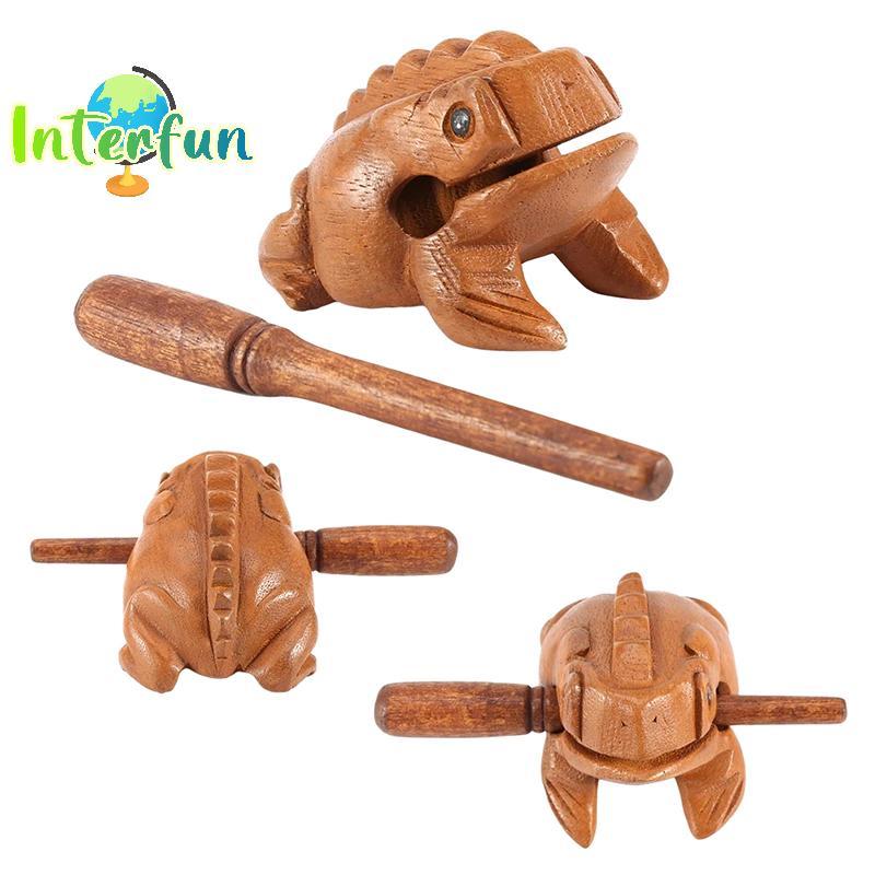 [InterfunB] Luy Tailândia Madeira Artesanato Tradicional Croaking Instrumento Musical Home Office Desk Decor Frog Crafts