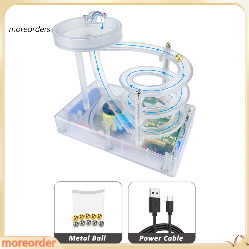 Art Perpetual Motion Desk Toy – Non-stop Rolling Ball Science Gadget Home Office Decoration Stress Relief Desktop for