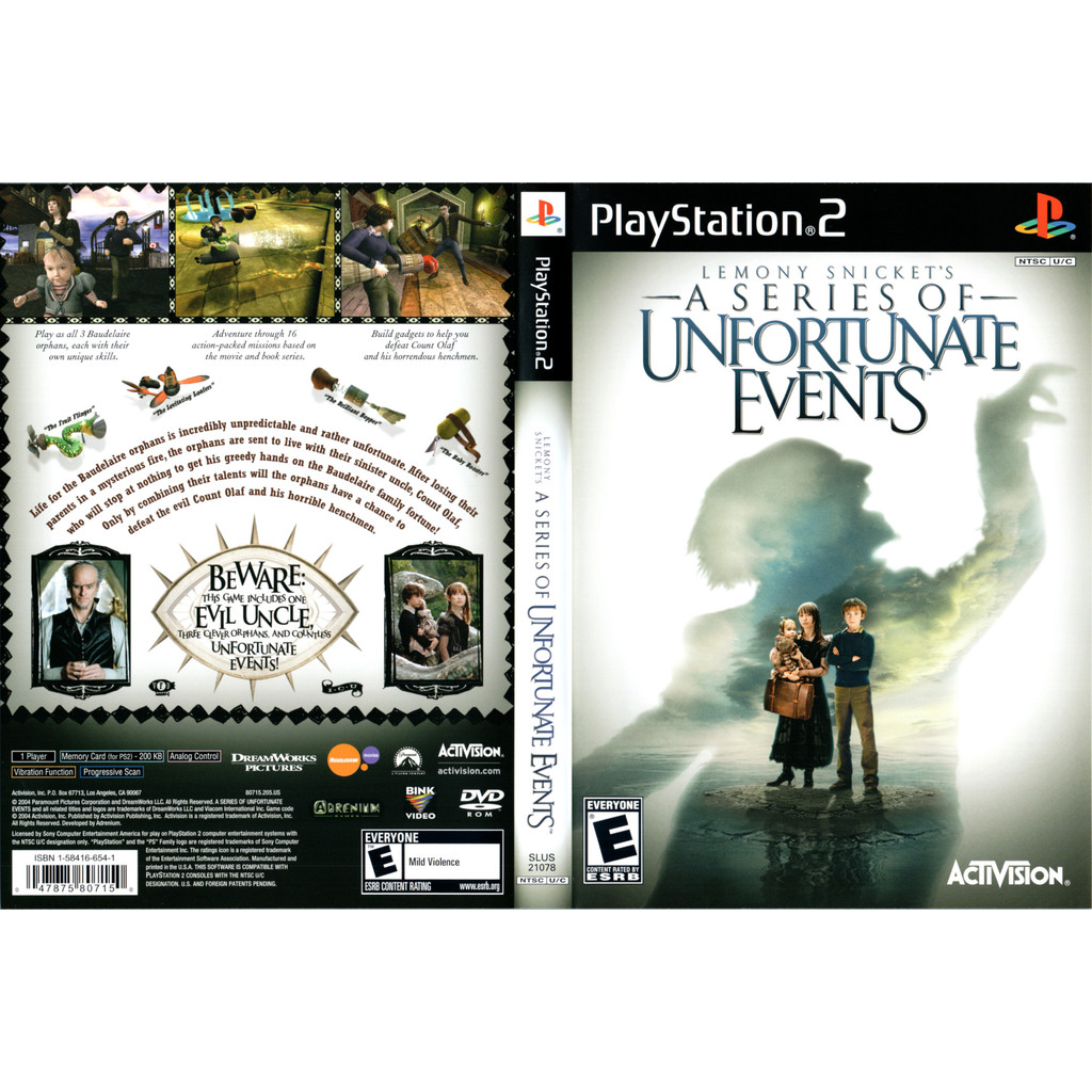 Lemony Snicket's A Series of Unfortunate Events - PS2