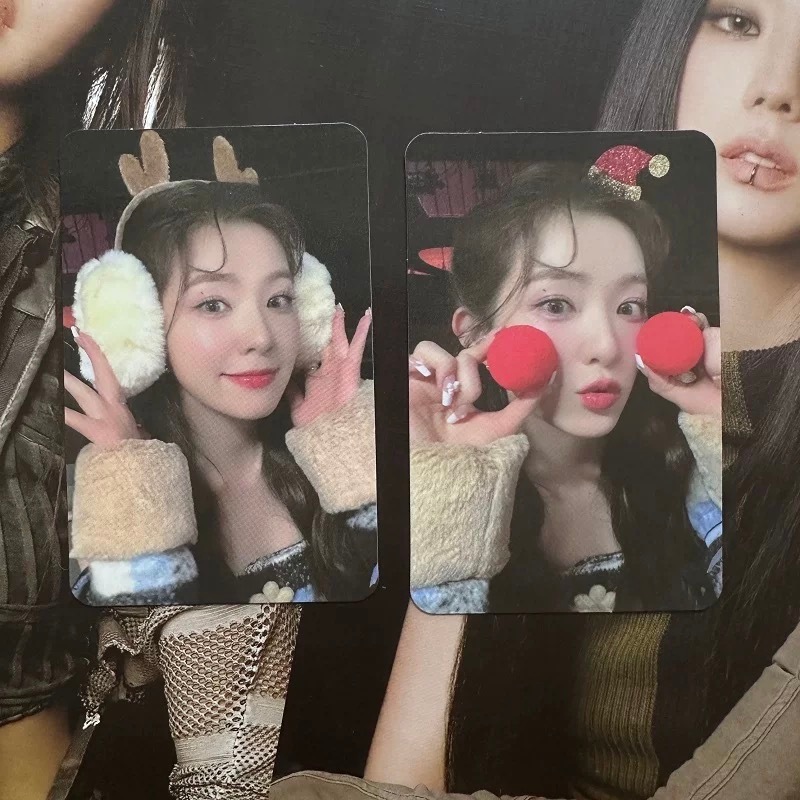 Red Velvet Irene Photocard 2022 Bae Joo-hyun Edição Limitada Xmas Lucky Draw Fan Event Set Calendário Oficial  Photocard