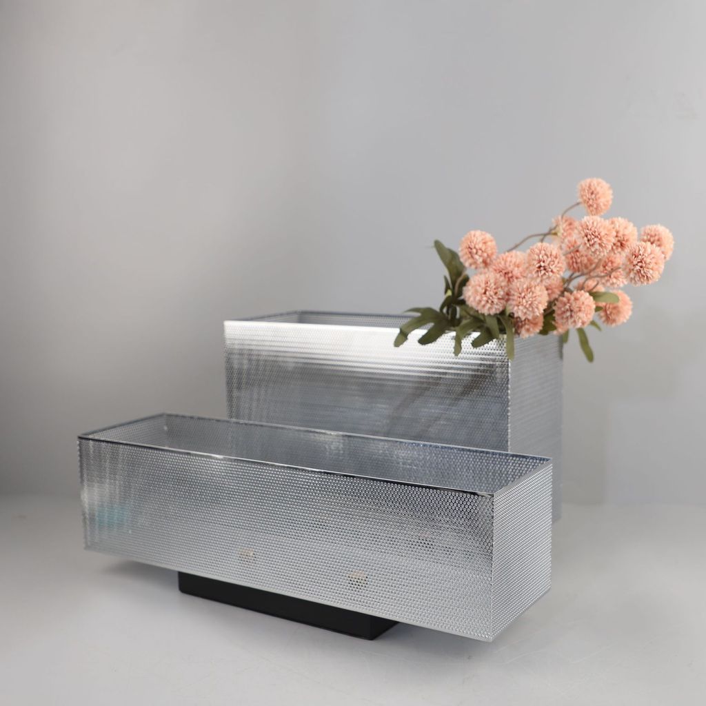 EMPC Nordic-style metal, gold-colored, large, multi-hole flower vase – suitable for display in model homes, bedrooms, li