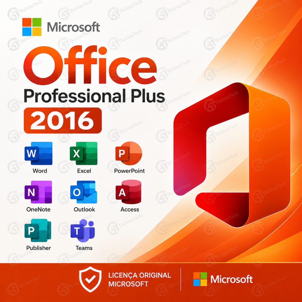 Chave de Ativação Microsoft Office Professional Plus 2016 – Licença Original e Vitalícia