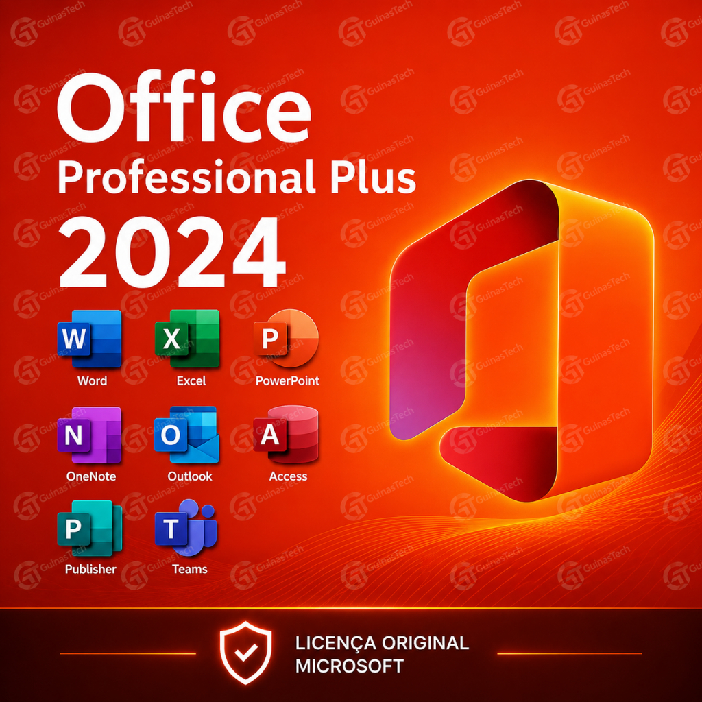 Chave de Ativação Microsoft Office Professional Plus 2024 – Licença Original e Vitalícia