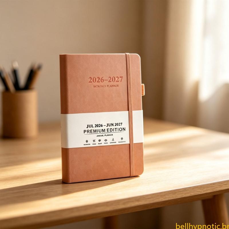Professional 2026-2027 Caderno Planejador Diário 384 Páginas Para Planejamento