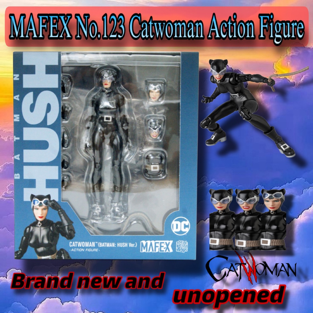 MAFEX No.123 Catwoman Batman Hush Action Figure Brand New Sealed Japanese Authentic