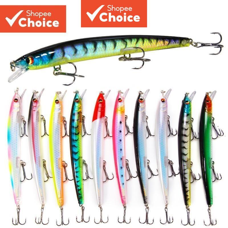 1Pc Minnow Isca 15.4g/13.5cm De Pesca Lápis Biônica Dura De Plástico