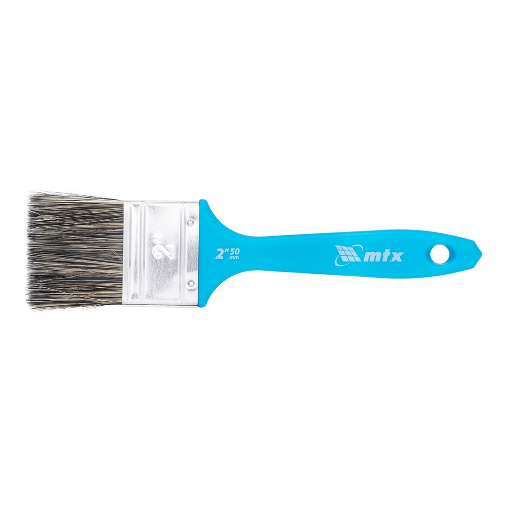 TRINCHA/PINCEL 2, PARA TINTAS LATEX E ACRILICAS, CERDAS MISTAS, CABO DE PLASTICO, 1PC // MTX