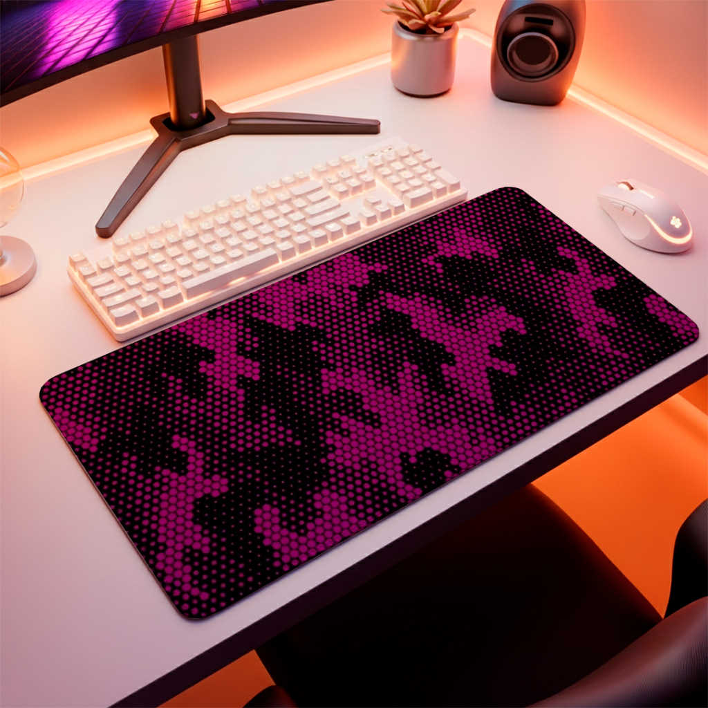 MousePad Speed Liso Gamer Macio Antiderrapante E Bordas Costuradas Com Estampa ABS Militar Pink Panter E Varios Tamanhos