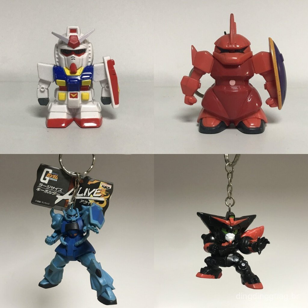 Pendente vintage Mobile Suit Gundam Original Warrior Tiger Oriental Invincible, versão japonesa Banpresto, em estoque.