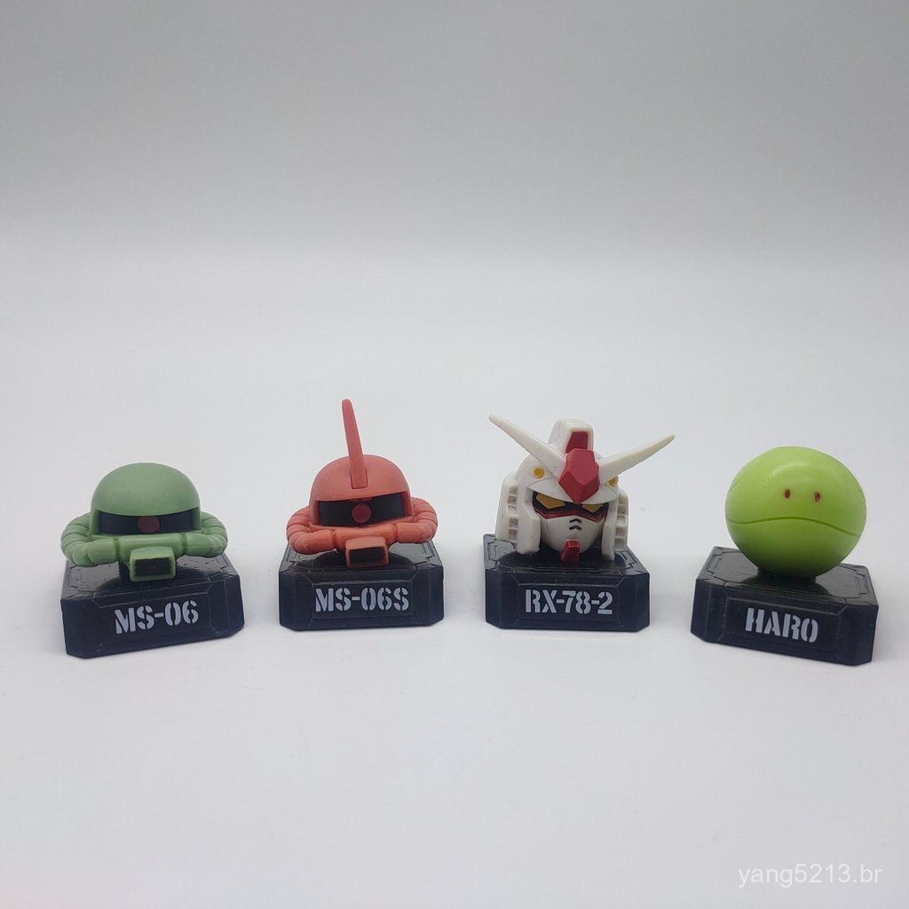Artigos populares: figura de cabeça de robô Gundam Warrior Zaku, modelo para decoração de mesa 2L3Q.