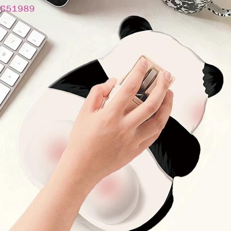 [kaan] Kawaii Rosa Panda Mouse Pad Silicone Pulso Bonito Antiderrapante Escritório High-End Pads Para Meninas BR