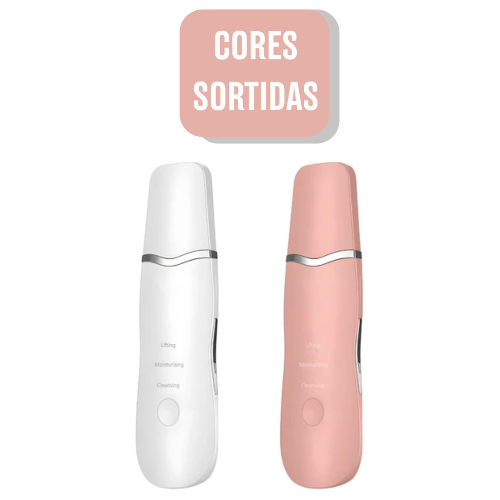 Peeling Ultrassônico Facial Limpeza Profunda Esfoliante - Modelo Profissional Garantia 90 Dias