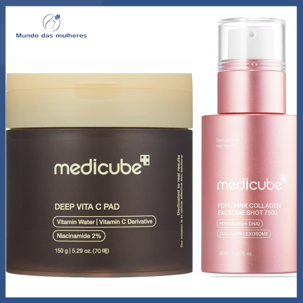 [NEW] Medicube Deep Vita C toner pad  70sheets + PDRN Pink Collagen Exosome Shot Ampoule 7500 30ml