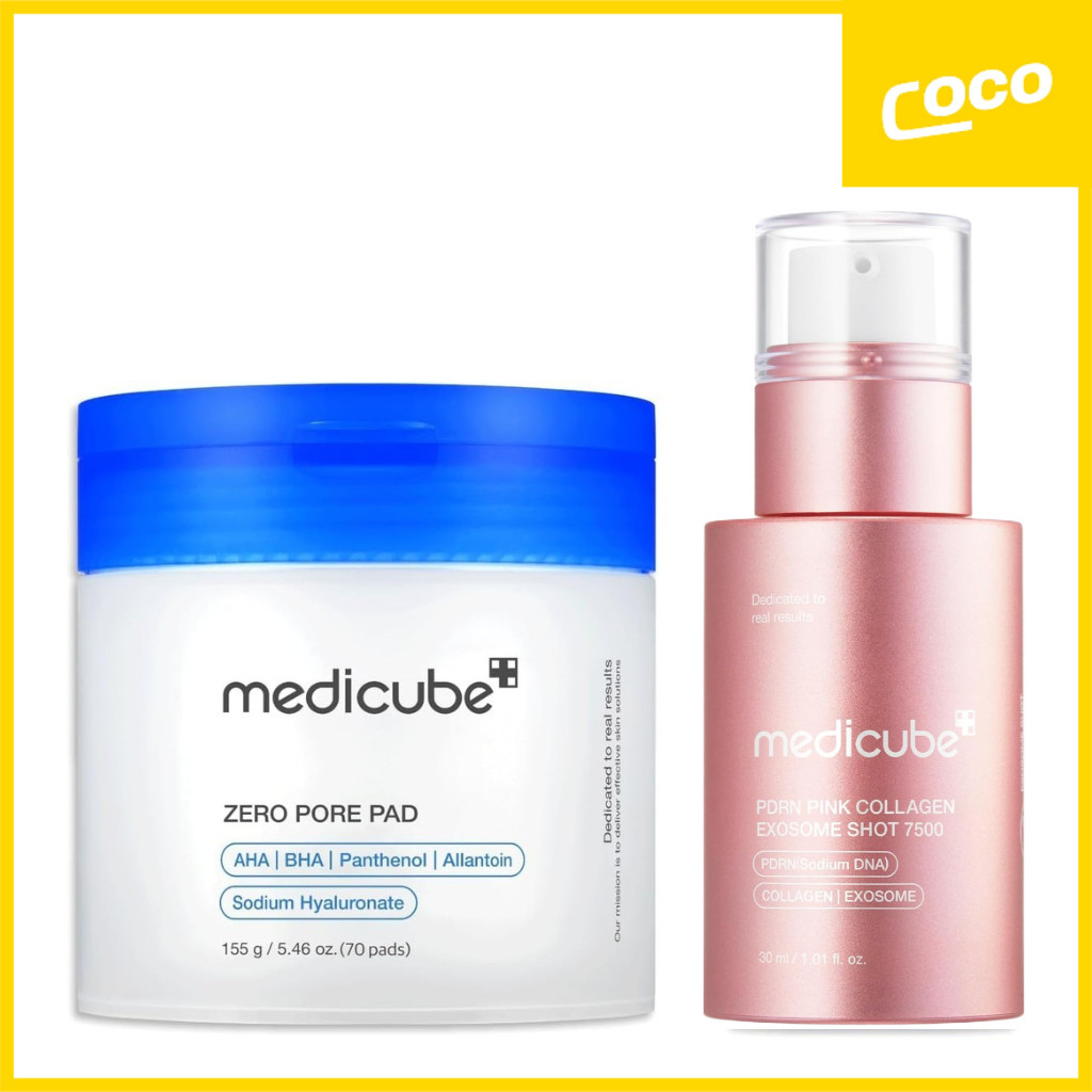 [NEW]Medicube zero pore pad 2.0&PDRN Pink Collagen Exosome Shot Ampoule 7500 30ml