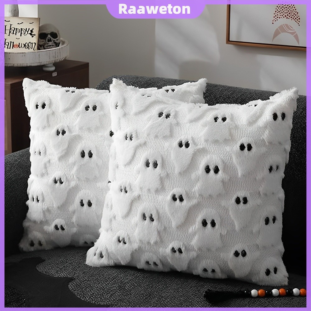 Halloween Ghost Throw Pillow Case Capa De Almofada Decorativa Para Sofá [Raaaweton.br]
