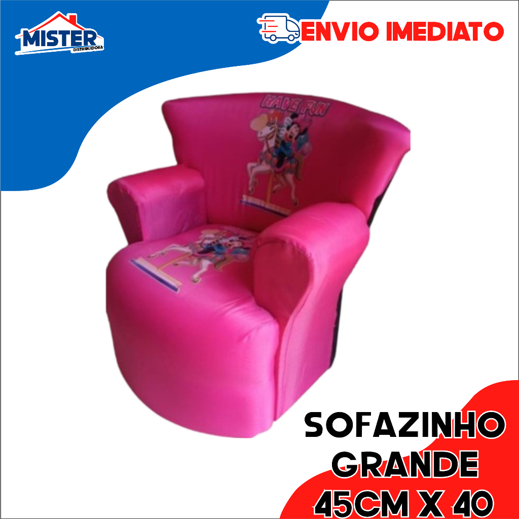 Sofa - Sofazinho - Poltroninha Infantil menino e menina 45x40cm