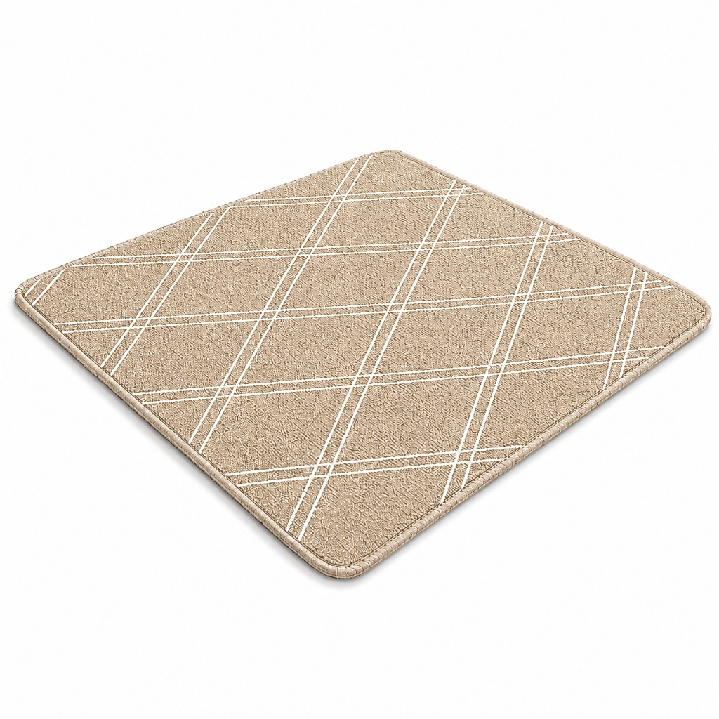 Tapete Escorredor Aparador de Louça Absorvente Desenho Geométrico 45x40cm