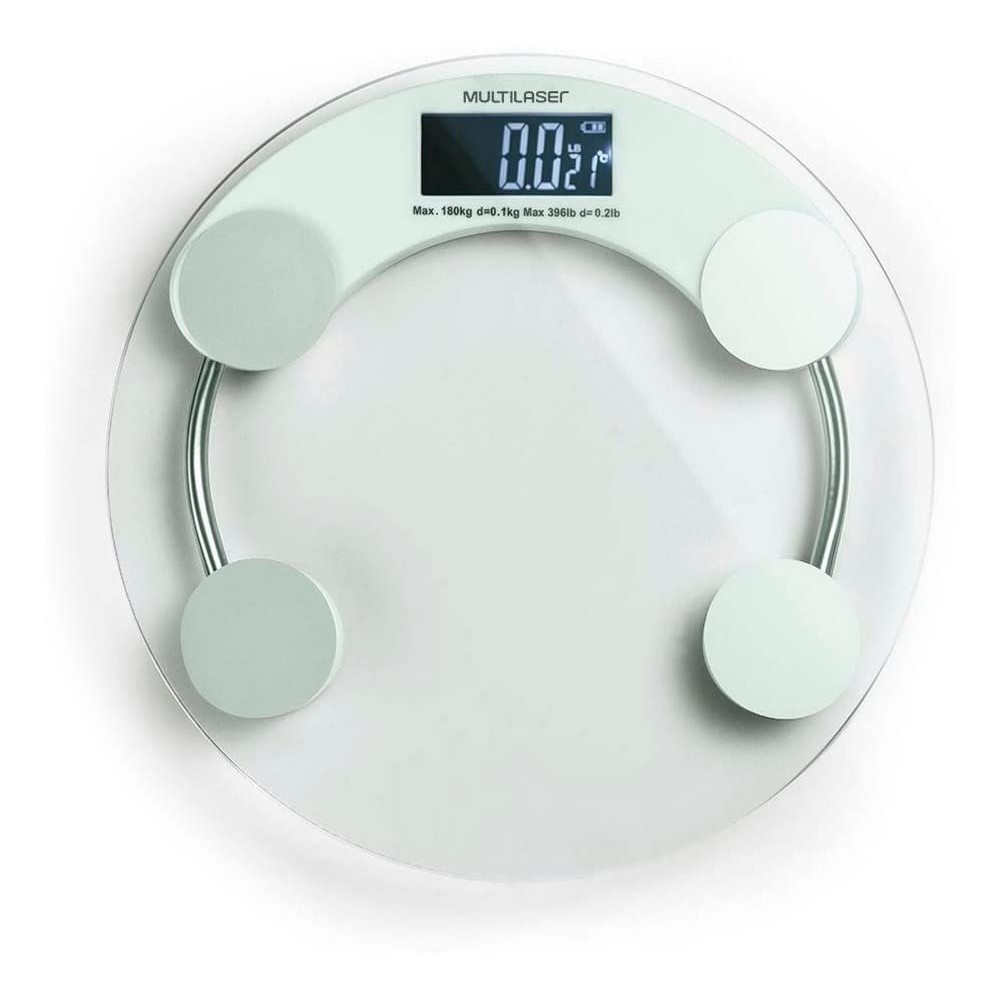 Balança Eatsmart Digital LCD Branca Multilaser - HC039