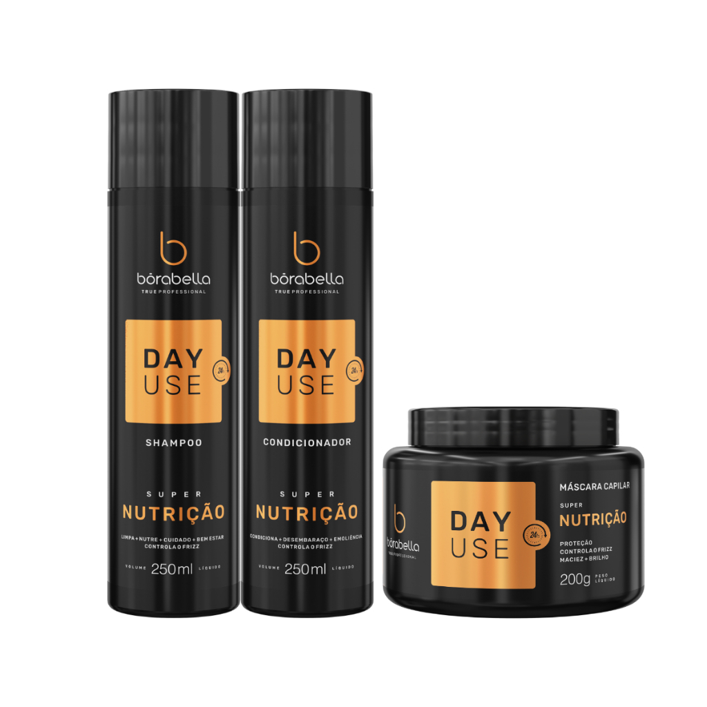 Bórabella Kit Day Use Super Nutrição