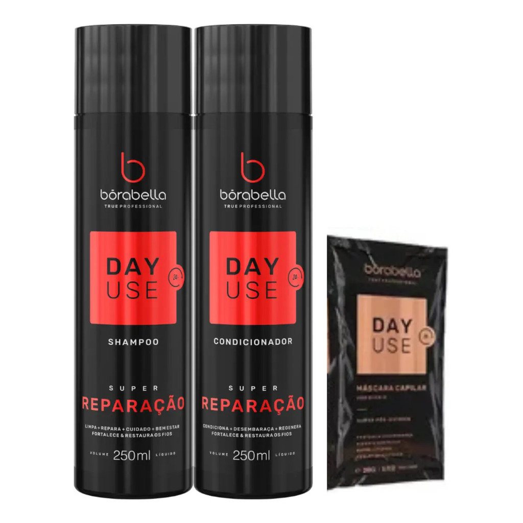 Borabella Day Use Reparação Shampoo + Condicionador