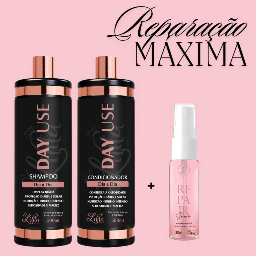 Kit Tratamento Shampoo + Condicionador - Óleo Reparadoror Use 500 ml Nutrição e Proteção Diária