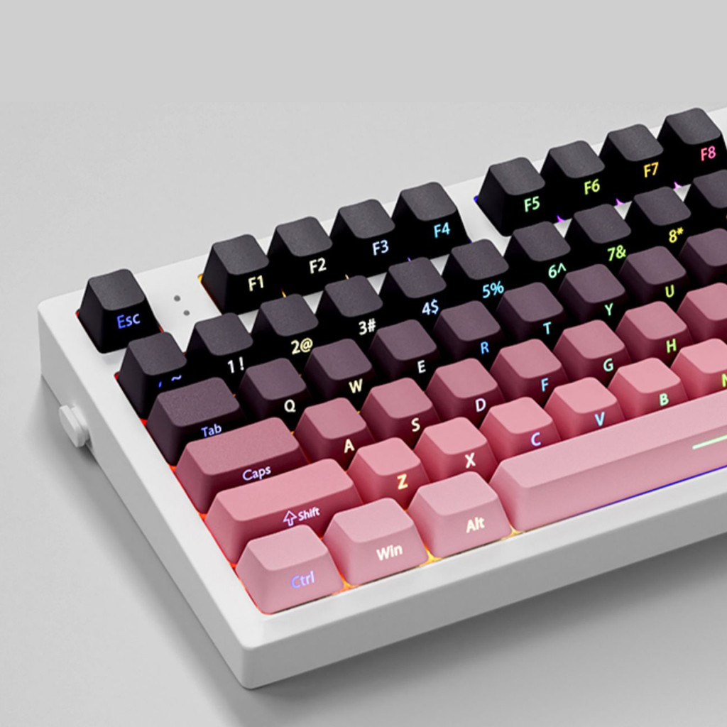 135 Teclas Blackberry Double Shot PBT Keycaps RGB Retroiluminado Perfil OEM Para Teclado Mecânico