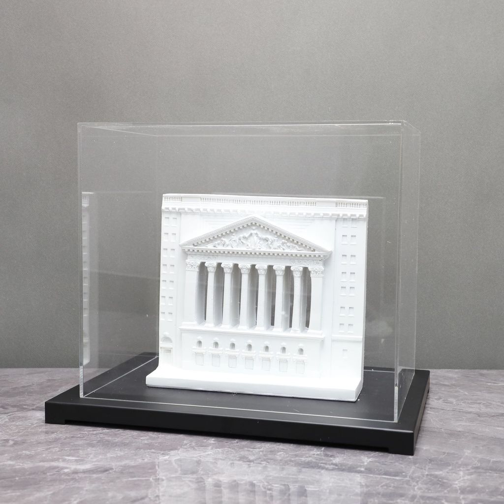 N7SK Modern minimalist White House model home, sales office, bedroom, study, living room, dining room, TV cabinet, deskt