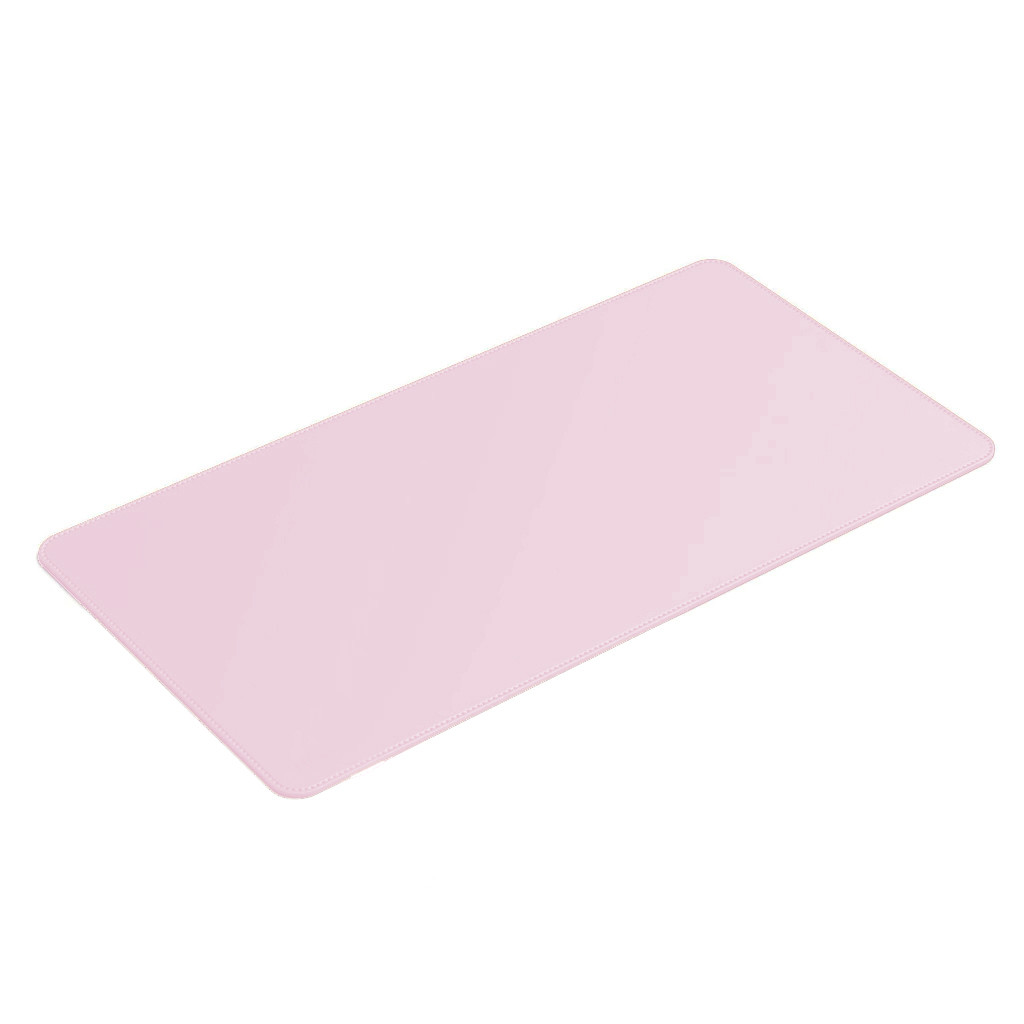 Desk Pad Grande Couro Sintético Feltro Costurado Escritório