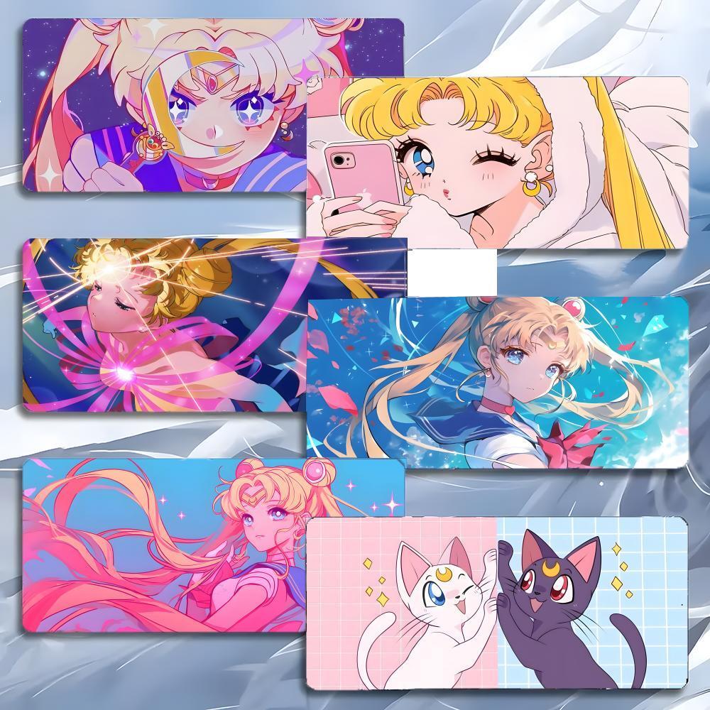 Anime Mágico s-Sailor M-Moon Mouse Pad Mousepad Grande Jogo LockEdge Engrossado PC Mesa Tapete