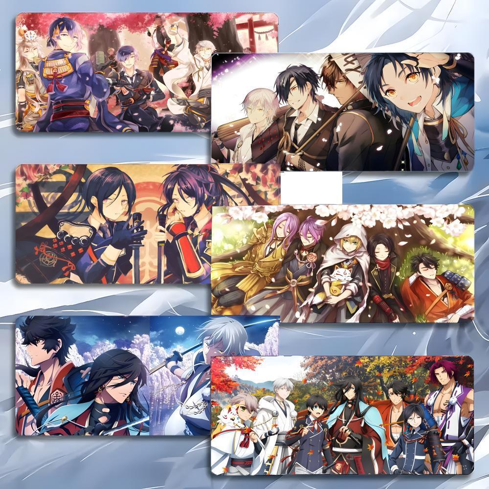 Elegante Legal Jogo T-Touken Ranbu Mouse Pad Mousepad Grande LockEdge Engrossado PC Mesa Tapete