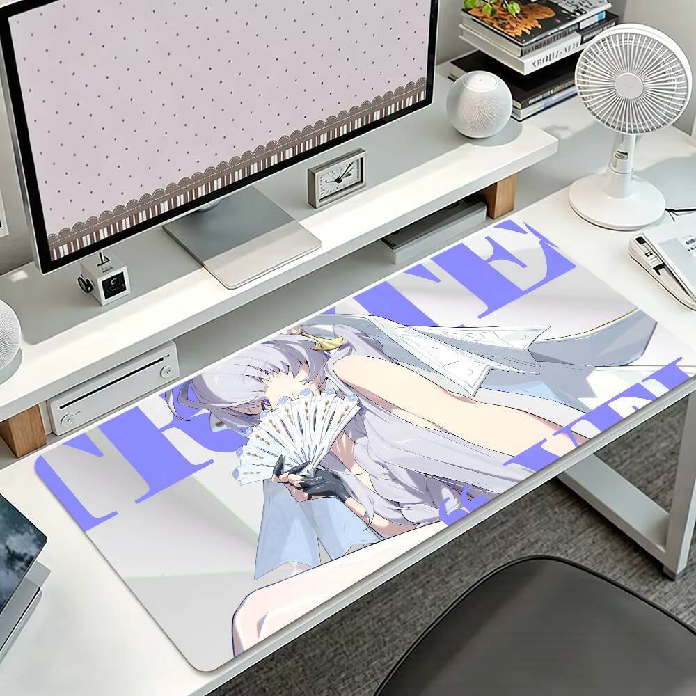 Zenless Zona Zero Velina Mouse Pad Antiderrapante Engrossado MousePad Estudante Almofada Grande Escrita Jogos Lockedge E