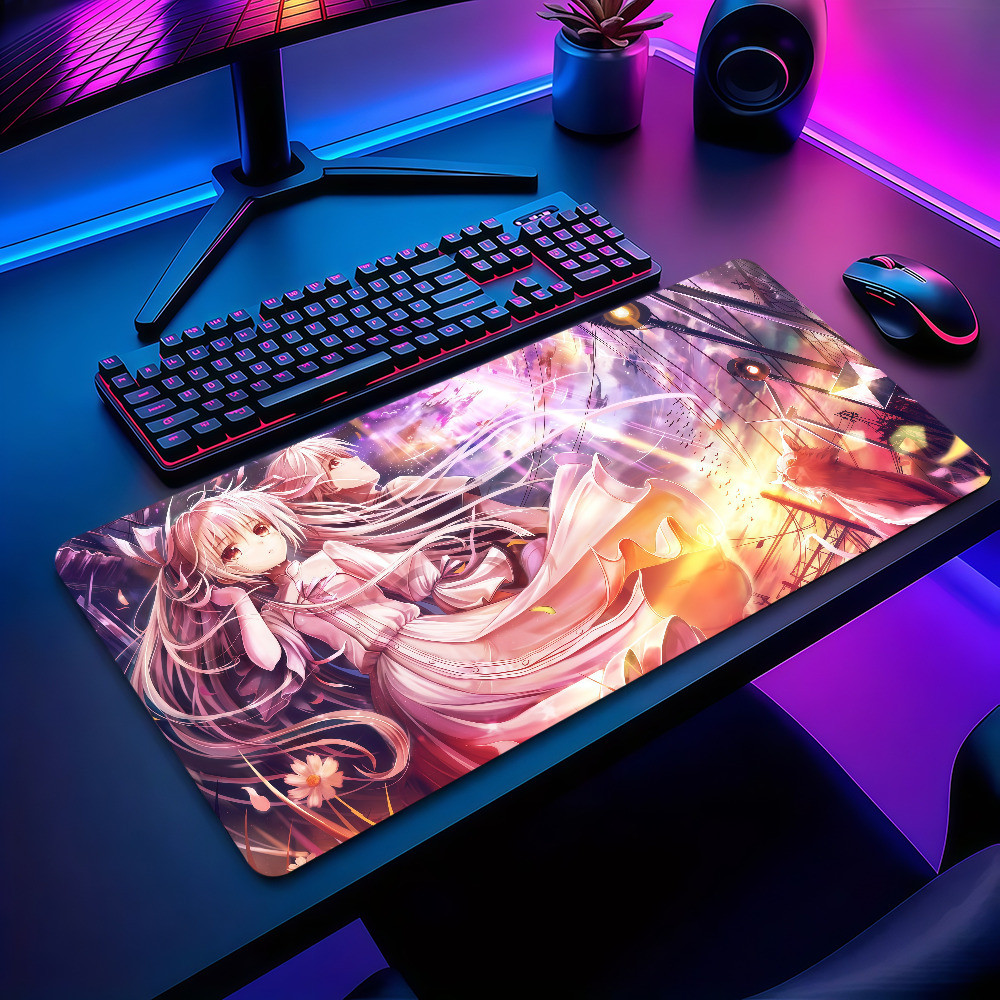 Anime Y-Ysuga No S-Sora Mouse Pad Antiderrapante Engrossado MousePad Grande Escrita Lockedge Escritório Estudante Almofa