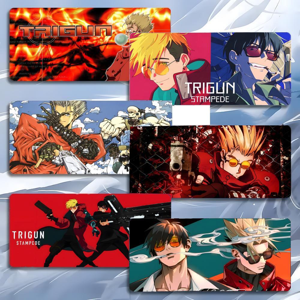 Legal Ocidental Anime t-Trigun Stampede Mouse Pad Mousepad Grande Jogo LockEdge Engrossado PC Mesa Tapete