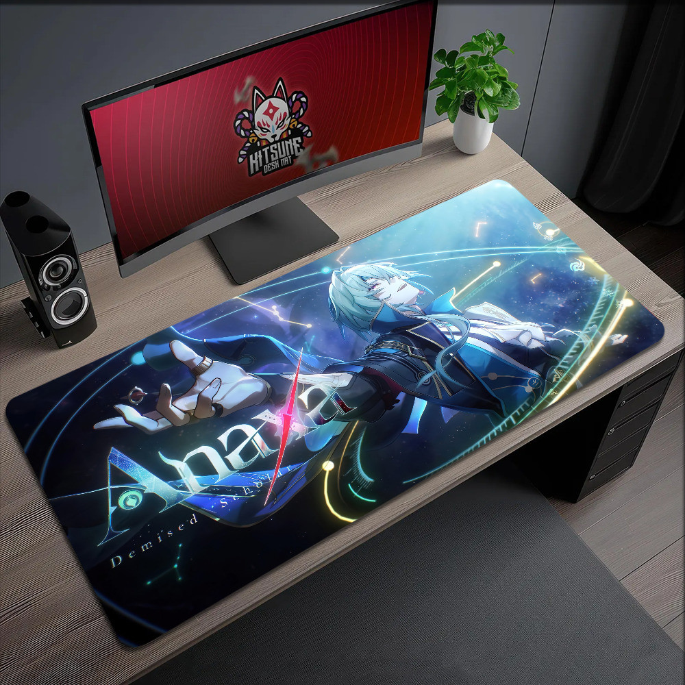 Jogo Honkai Estrela Ferroviário Anaxa Mouse Pad Antiderrapante Engrossado Grande Escrita Lockedge Escritório Estudante A