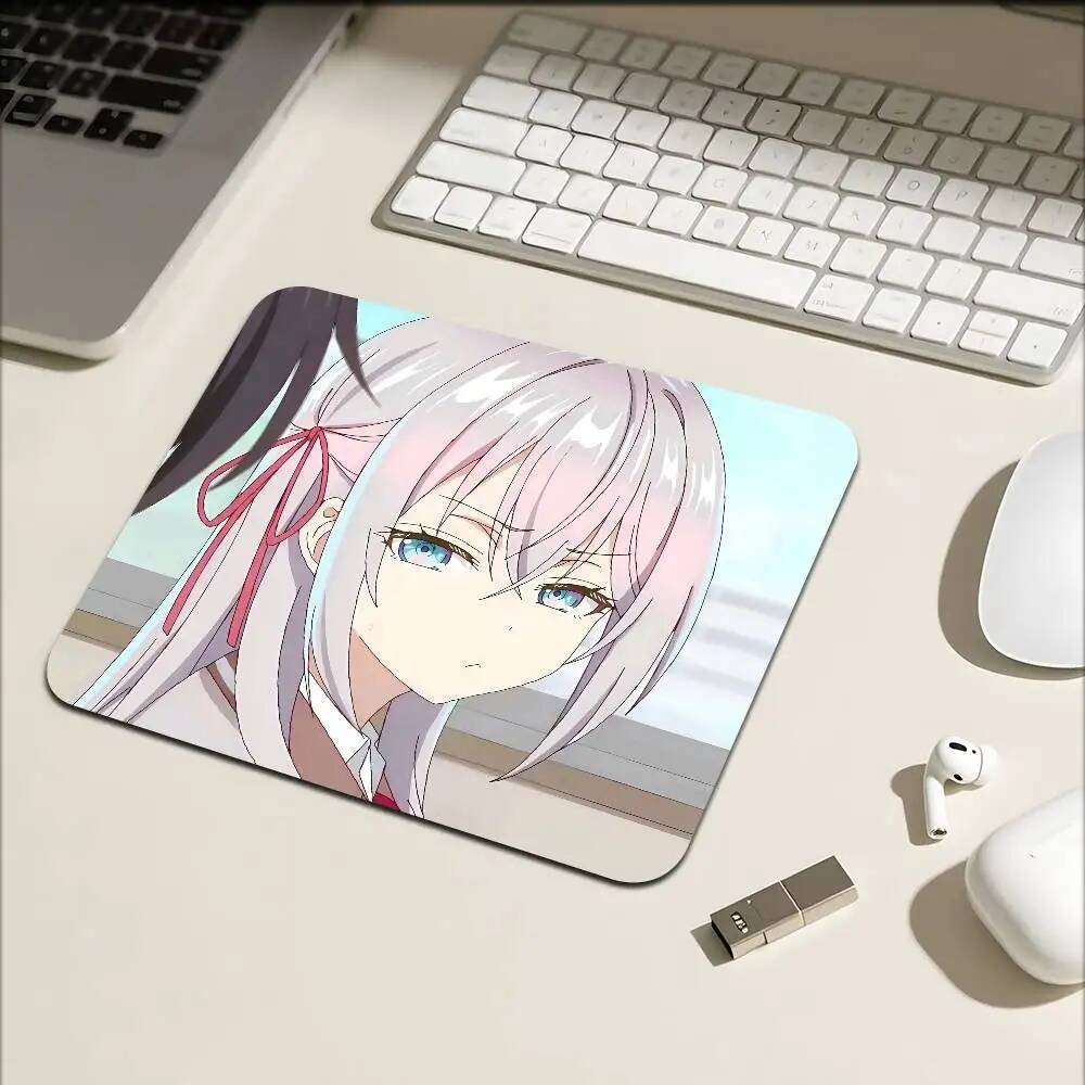 Kawaii A-Alya Sentimentos Em Russo Mousepad Pequeno LockEdge Mouse Pad Para Jogadores Computador Mesa Almofada Retangula
