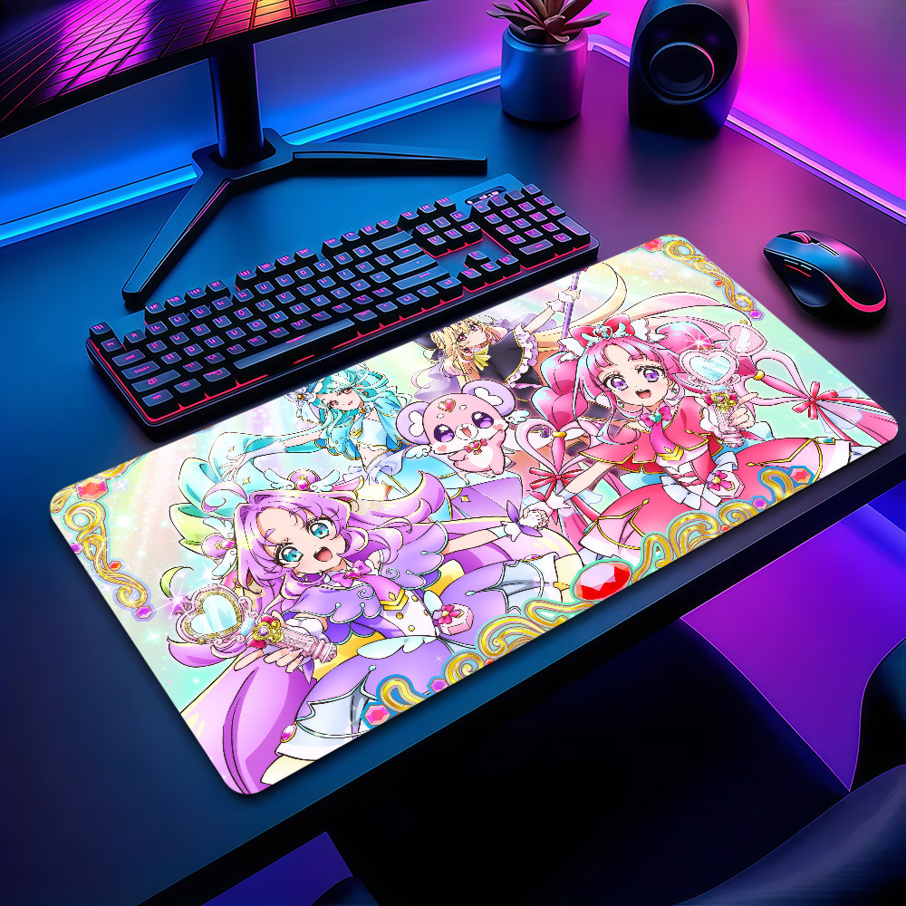 Star D-Detective P-Precure ! Mouse Pad Antiderrapante Engrossado MousePad Grande Escrita Lockedge Escritório Estudante A