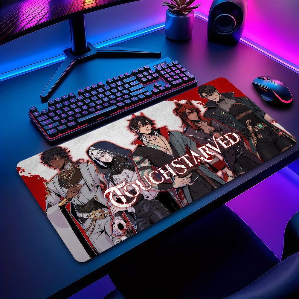 T-TOUCHSTARVED Jogo Mouse Pad Antiderrapante Engrossado MousePad Grande Escrita Lockedge Escritório Estudante Almofada D