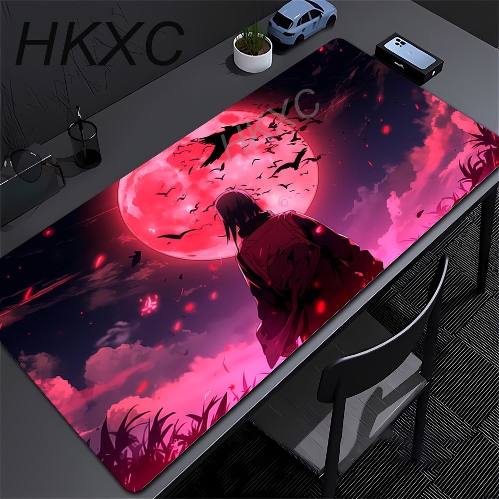 Uchiha Itachi Madara N-Uzumaki Mouse Pad XL Lockedge Acessórios De Jogos Computador Gamer Teclado Tapete De Mesa Mousepa