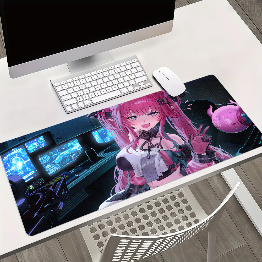 A-Arknights Endfield Yvonne Mouse Pad Antiderrapante Engrossado MousePad Grande Escrita Lockedge Almofada De Jogos Estud